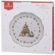 358-2265 Тарелка закусочная Agness “С новым годом!' 20.3х2см