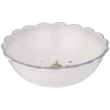 358-2267 Салатник Agness “С новым годом!' 20.5х7.5см