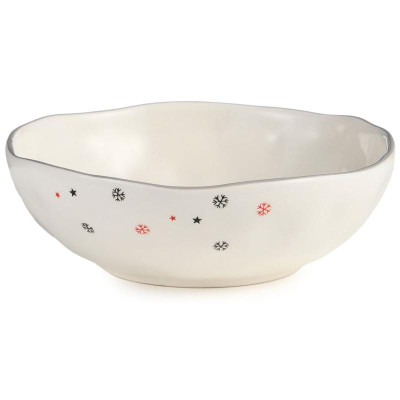 358-2322 Салатник Agness 'С новым годом!' 17х5.7см-1