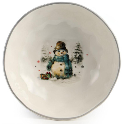 358-2322 Салатник Agness 'С новым годом!' 17х5.7см-2