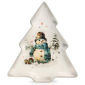 358-2323 Тарелка в форме елки Agness 'С новым годом!' 23х20.2х2.2см 358-2323 Тарелка в форме елки Agness 'С новым годом!' 23х20.2х2.2см