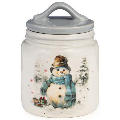 358-2324 Банка Agness 'С новым годом!' 10х14см 500мл