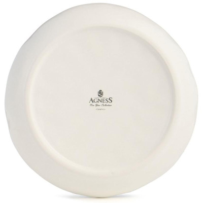 358-2336 Тарелка закусочная Agness 'С новым годом!' 17х3см-2