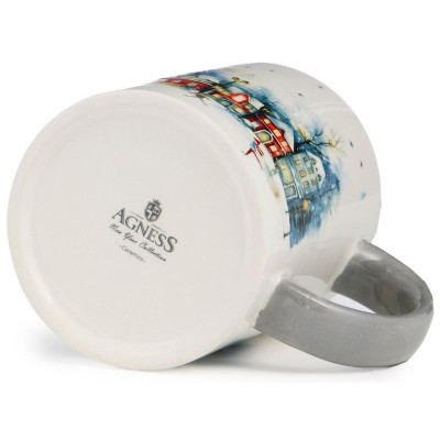 358-2338 Кружка Agness 'С новым годом!' 320мл-4