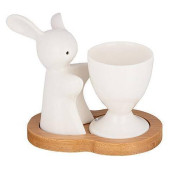359-486 Набор Lefard 'Native' 3предм 'Кролик' подставка для яйца + солонка + дер.подставка 359-486 Набор Lefard 'Native' 3предм 'Кролик' подставка для яйца + солонка + дер.подставка