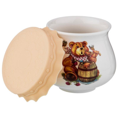 359-546 Банка д/меда с силиконовой крышкой 300мл-1