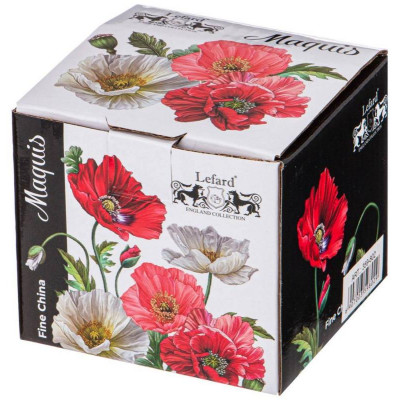 359-802 Баночка с силиконовой крышкой 'Маки' 180мл-1