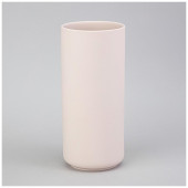 374-138 Ваза 11х11х25см цвет: пудровый