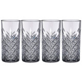 484-805 Набор стаканов из 4шт 'Timeless' агат 300мл