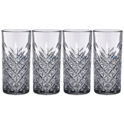 484-805 Набор стаканов из 4шт 'Timeless' агат 300мл