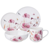 577-202 Набор посуды обеденной Lefard 'Flowers' на 4персоны 16предм 577-202 Набор посуды обеденной Lefard 'Flowers' на 4персоны 16предм