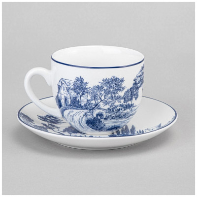 577-216 Чайный набор Lefard 'Novel' на металл. подставке 4шт 220мл-5