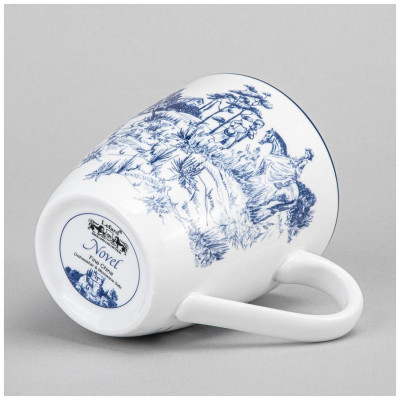 577-217 Набор кружек Lefard 'Novel' на дерев. подставке 4шт 380мл-7