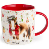 580-105 Кружка Lefard 'Pony winter story' 355мл