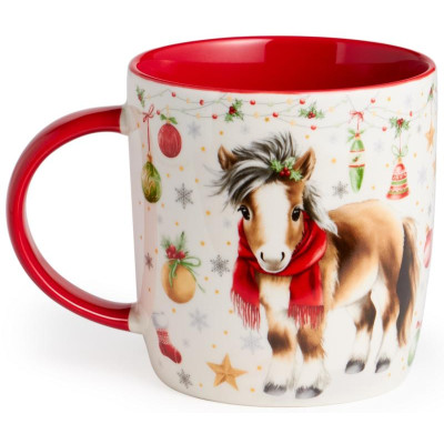 580-105 Кружка Lefard 'Pony winter story' 355мл-1