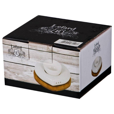 587-116 Набор для завтрака 'Native' 2пр.: подставка для яйца + солонка на подставке-1