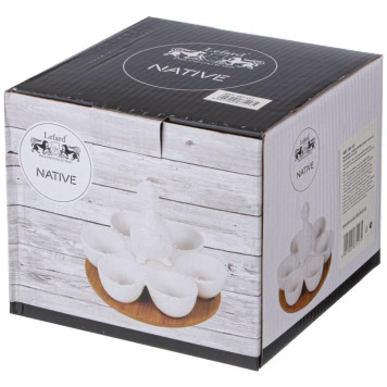 587-117 Тарелка для яиц Lefard 'Native' на подставке 14.5х12.5см-1