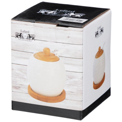 587-170 Сахарница с ложкой 'Native' 300мл 8х8х10см-1