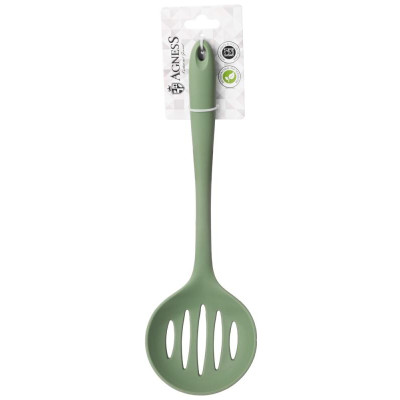 671-517 Шумовка силиконовая Agness (зеленый)-1