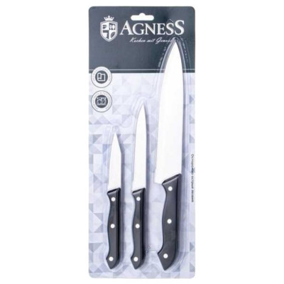 712-0007 Набор кухонных ножей Agness из 3шт-1