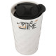 756-229 Кружка с двойными стенками и пластиковой крышкой ' Кофемания' 300мл