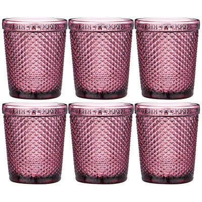 781-162 Набор стаканов 'ГРАНАТ' 6шт 'Muza color' 280мл розовый