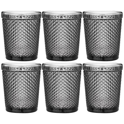 781-164 Набор стаканов 'ГРАНАТ' (6шт) 'Мuza Сolor' 280мл серый