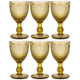 781-218 Набор бокалов для вина 'ГРАНАТ' 6шт 'Muza color' 300мл желтый