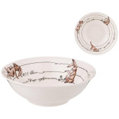 85-1789 Салатник - тарелка суповая 'Счастье есть' 15см 85-1789 Салатник - тарелка суповая 'Счастье есть' 15см