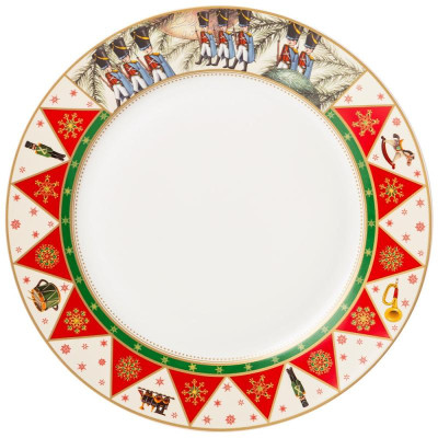 85-1918 Тарелка обеденная Lefard ' Щелкунчик' 27см