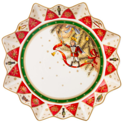 85-1923 Блюдо Lefard ' Щелкунчик' 26х4см