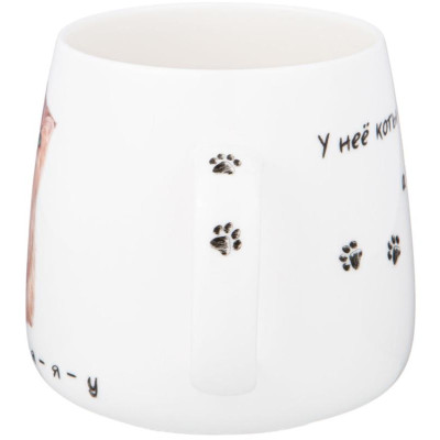 85-1942 Кружка Lefard 'Бери кота' 400мл-3