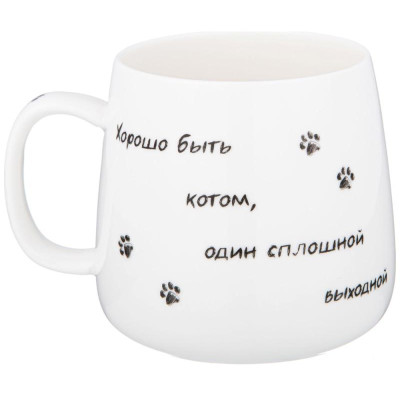 85-1943 Кружка Lefard 'Бери кота' 400мл-2