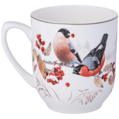 85-2026 Кружка Lefard ' Лесная сказка' снегири 380мл-2