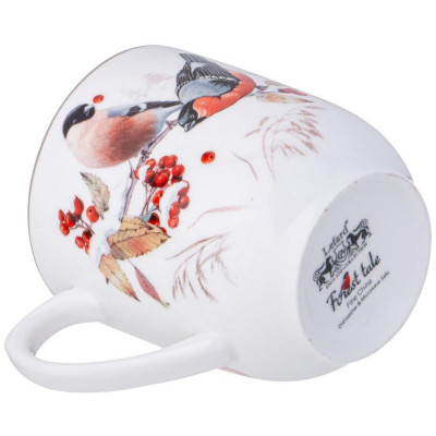 85-2026 Кружка Lefard ' Лесная сказка' снегири 380мл-3