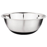 880-106 Миска Agness глубокая (2.15л, 24см) нерж.сталь, противоскользящее дно