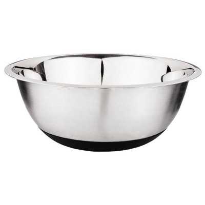 880-106 Миска Agness глубокая (2.15л, 24см) нерж.сталь, противоскользящее дно