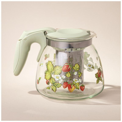 885-108 Чайник заварочный Agness с фильтром ' Земляника' 900мл-4