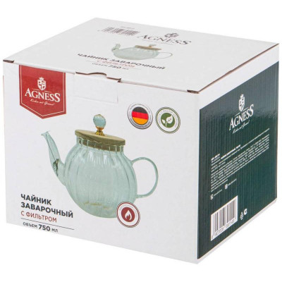 889-114 Чайник заварочный Agness 'Kristall' 750мл-1