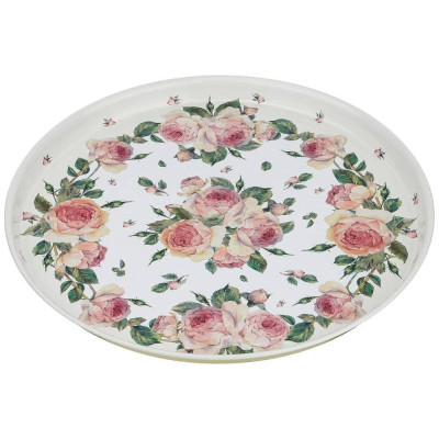 898-010 Поднос сервировочный 'Пионы' 33х2.1см-1