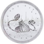 898-022 Поднос сервировочный 'Котики' 33х2.1см 898-022 Поднос сервировочный 'Котики' 33х2.1см