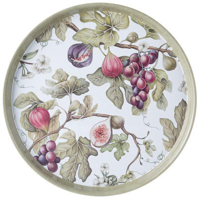 898-065 Поднос сервировочный Agness ' Фрукты.ягоды' 33х2.1см