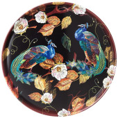 898-142 Поднос сервировочный Agness 'Павлины' 33х2.1см 898-142 Поднос сервировочный Agness 'Павлины' 33х2.1см