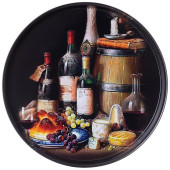 898-143 Поднос сервировочный Agness 'Винный погребок' 33х2.1см 898-143 Поднос сервировочный Agness 'Винный погребок' 33х2.1см