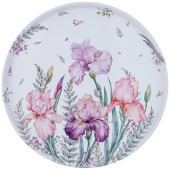 898-208 Поднос сервировочный Agness 'Ирисы' 33х2.1см 898-208 Поднос сервировочный Agness 'Ирисы' 33х2.1см