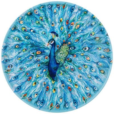 898-210 Поднос сервировочный Agness 'Павлин' 33х2.1см