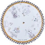 898-218 Поднос сервировочный Agness 'Wonderland' 33х2.1см