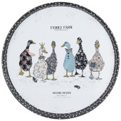 898-224 Поднос сервировочный Agness 'Family farm' 33х2.1см 898-224 Поднос сервировочный Agness 'Family farm' 33х2.1см