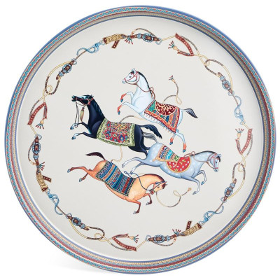 898-240 Поднос сервировочный Agness 'Лесная сказка' 33х2.1см