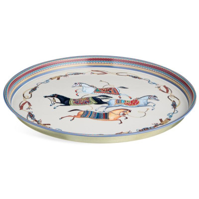 898-240 Поднос сервировочный Agness 'Лесная сказка' 33х2.1см-1